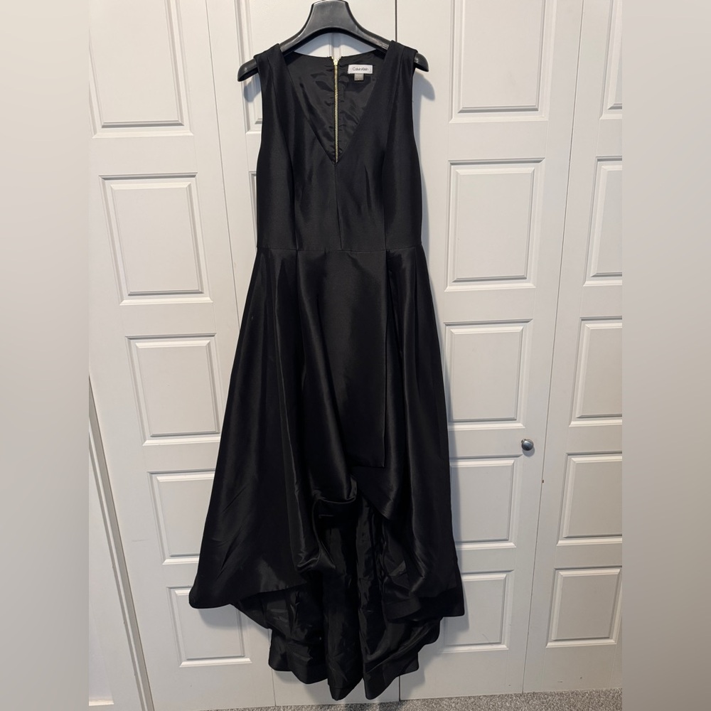 Calvin Klein Black High Low Dress